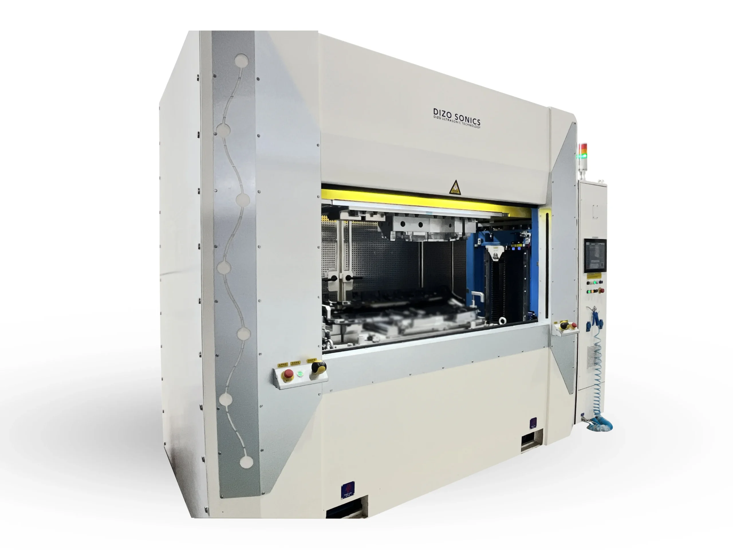 Hot plate plastic welding machine for automotive plastic parts